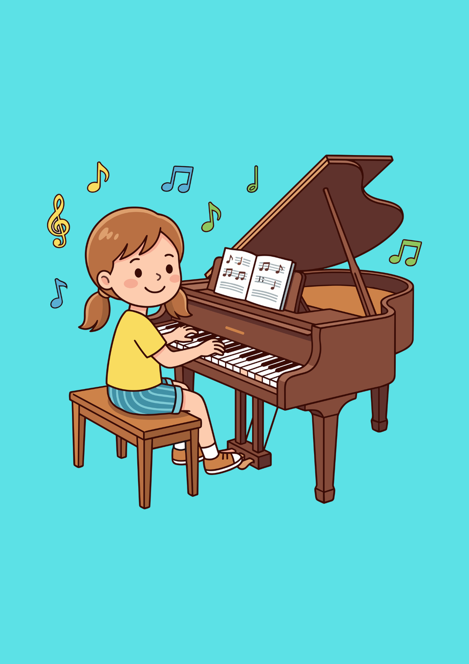 Piano meisje