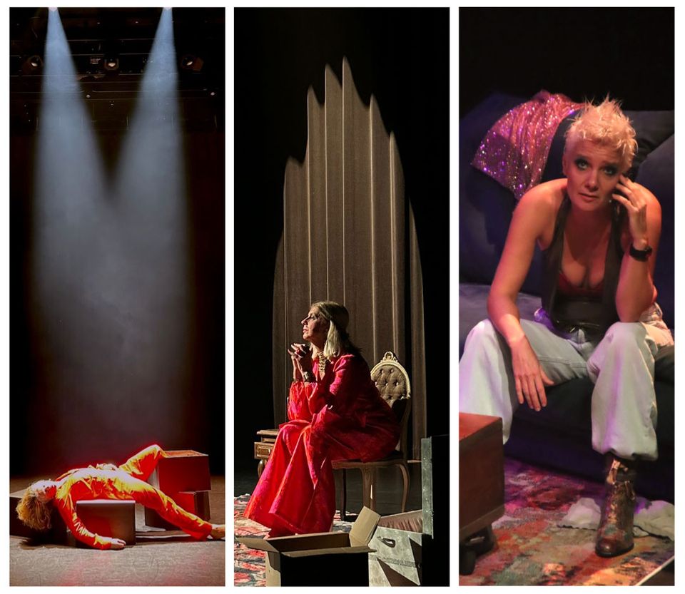 Een sfeerimpressie van Theater Collectief Vrije Val tijdens drie bijzondere theaterscènes. De voorstelling RIE goes Theatre in het RIEtheater in Woerden combineert cabaret, kleinkunst, toneel en humor.