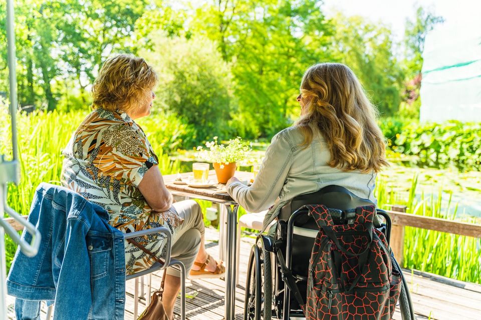 Terras bij het Park paviljoen in Beek en Donk.