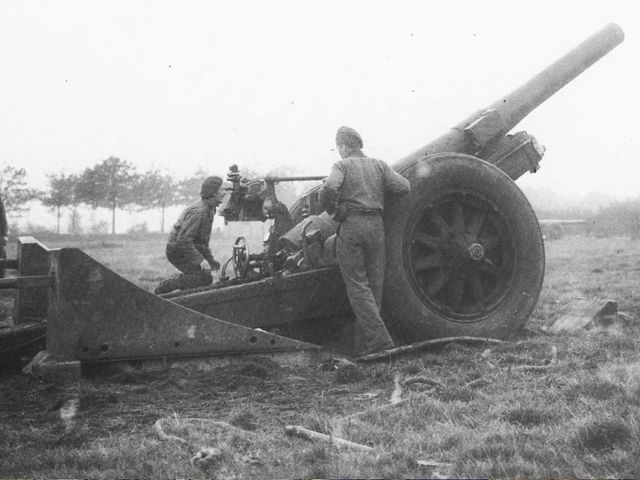 kanon van de Britse artillerie