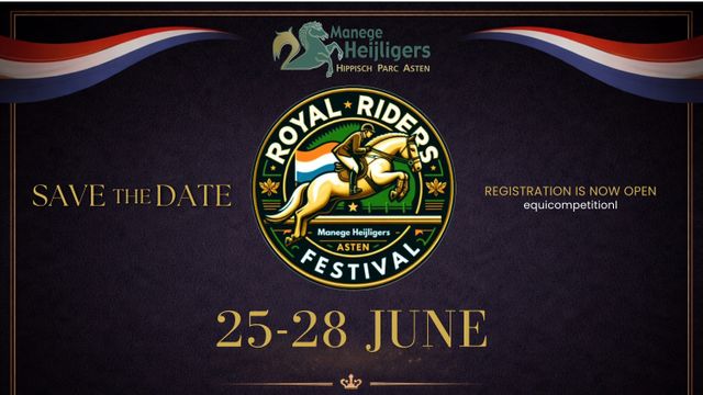 Een groot 4 daagse Evenement springwedstrijden voor paarden in div. klasse