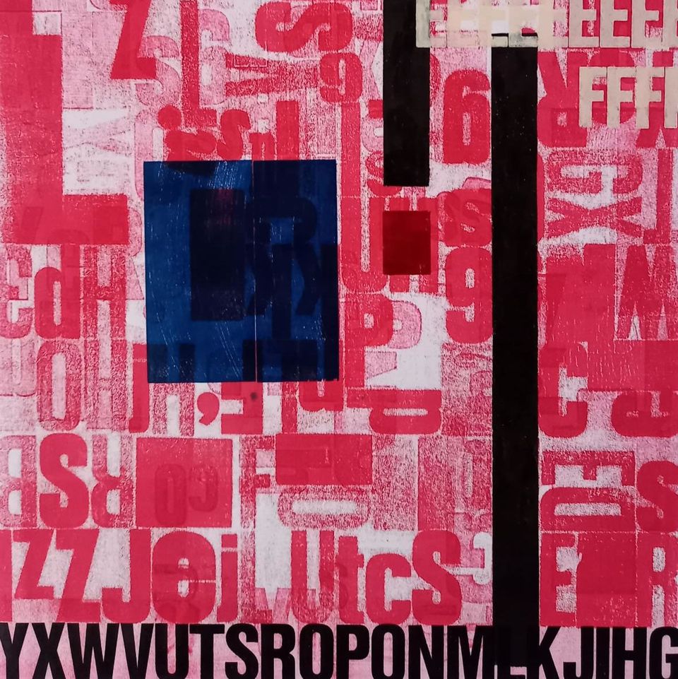 Grafisch werk uit tentoonstelling Nawoord