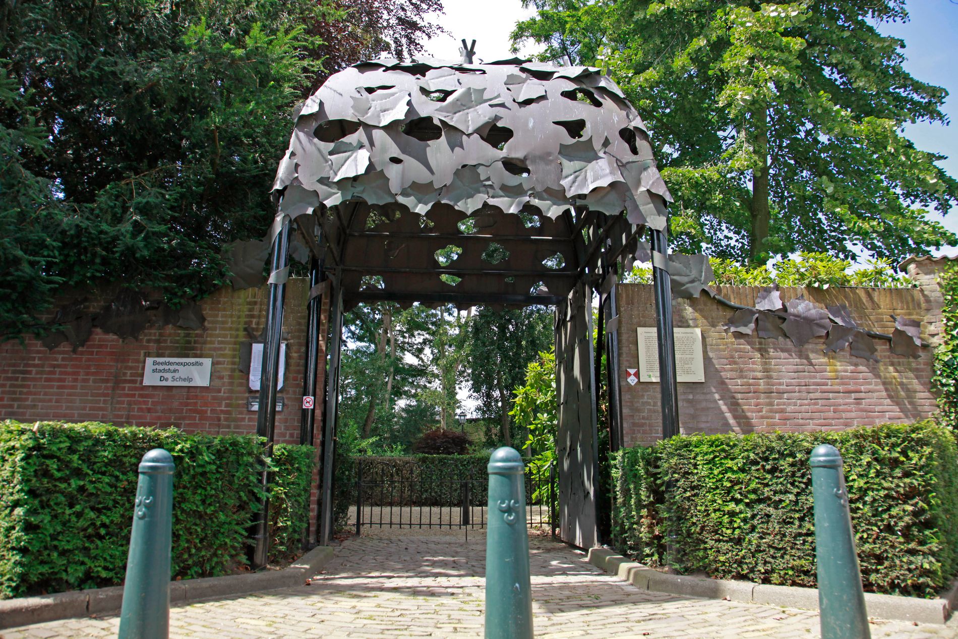 De mooie entree van Stadstuin de Schelp