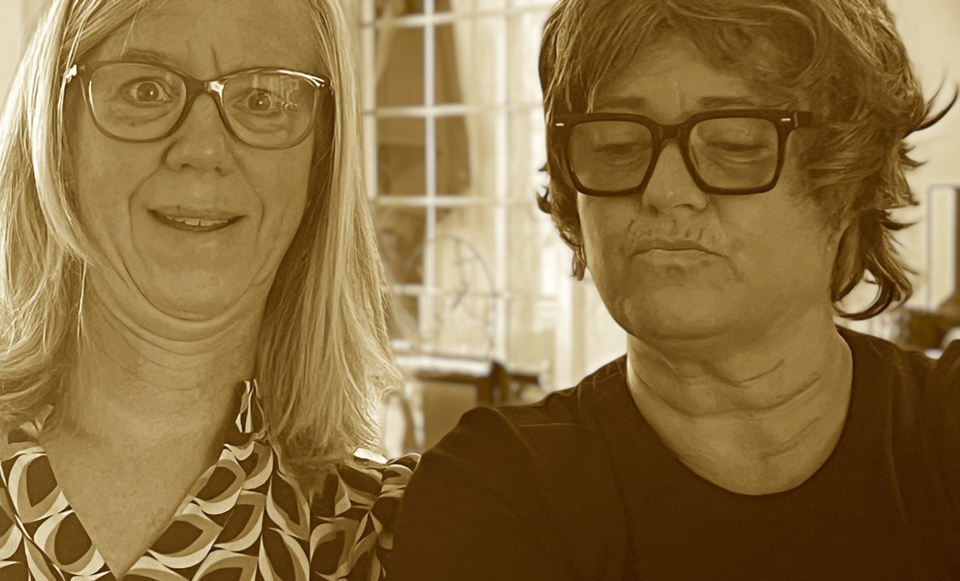 de twee personages van het toneelstuk Brak
