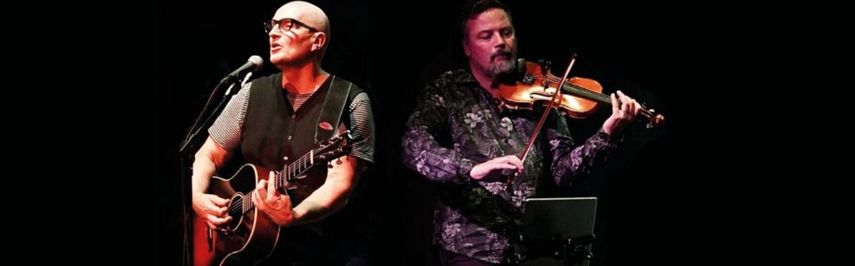 2 heren die muziek spelen