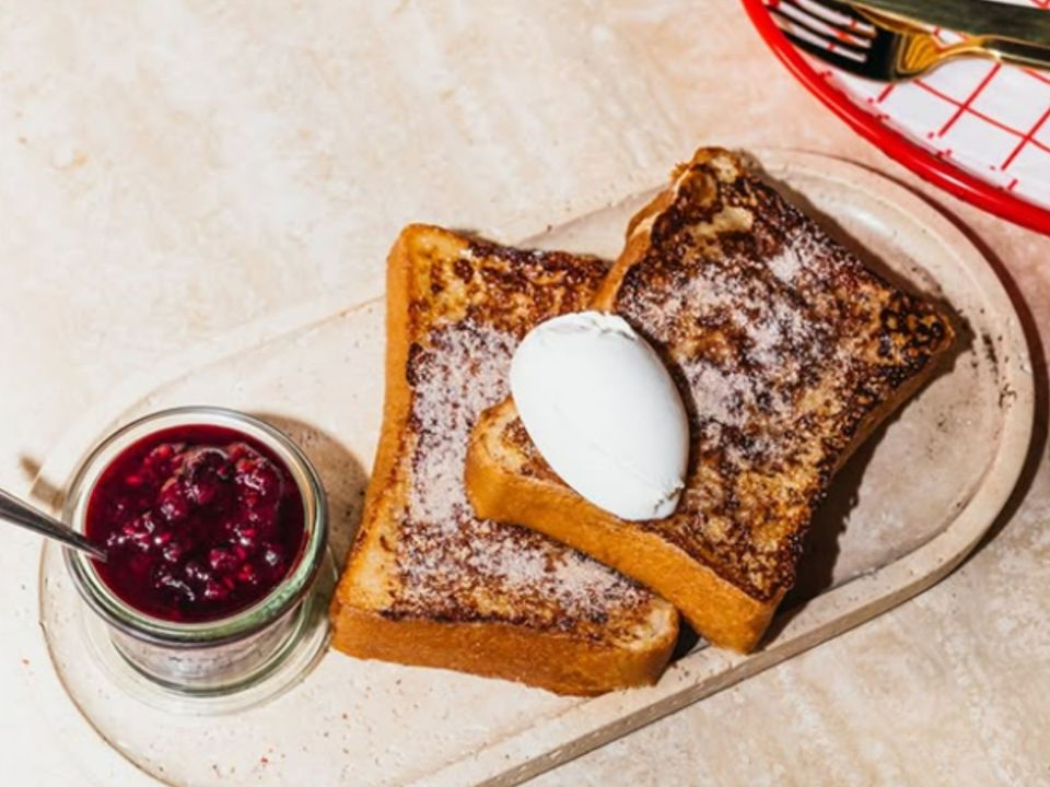 Ontbijtje bij Johannes cafe in Delft