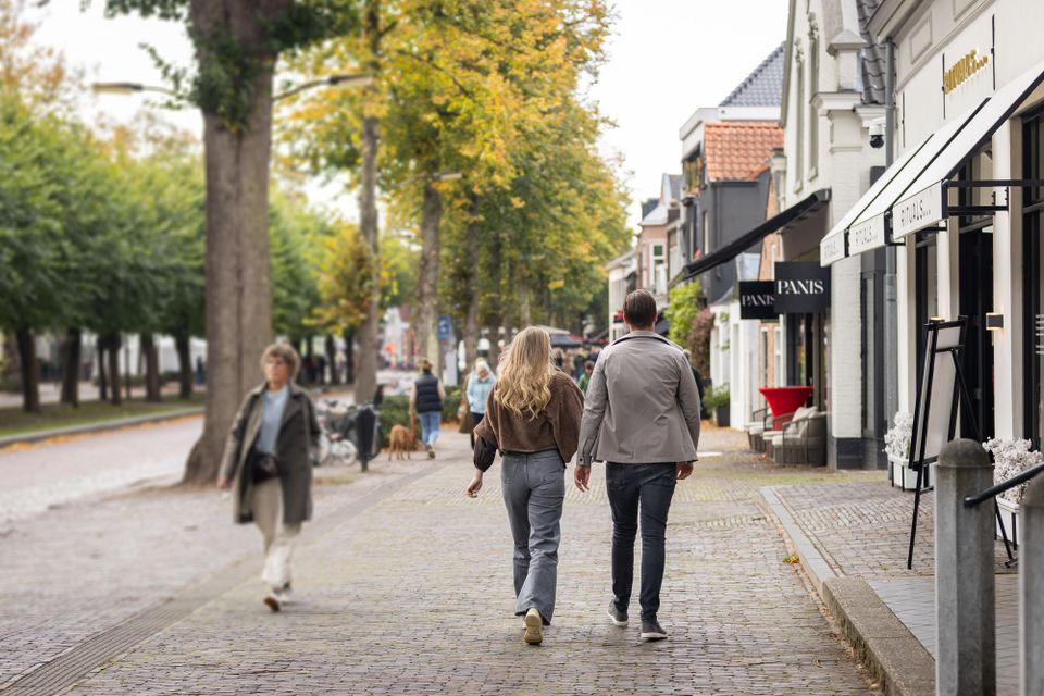 Winkelend publiek op De Lind in Oisterwijk