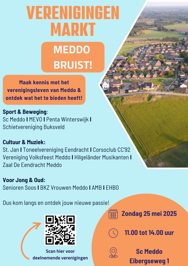 Flyer Verenigingenmarkt Meddo