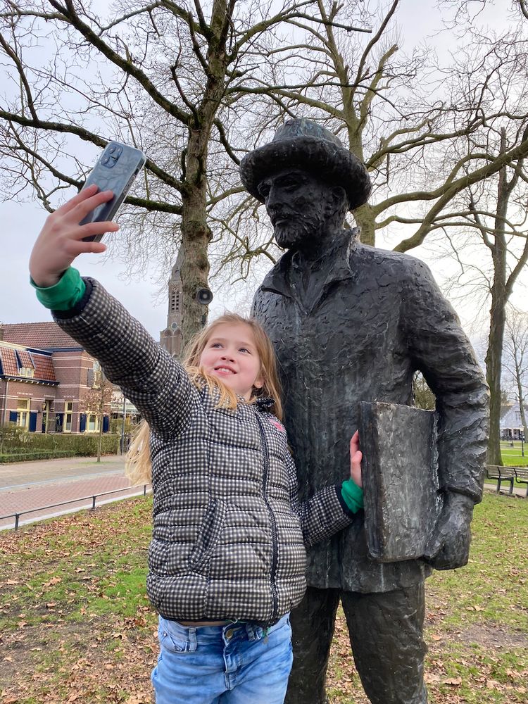 Selfie bij Van Gogh