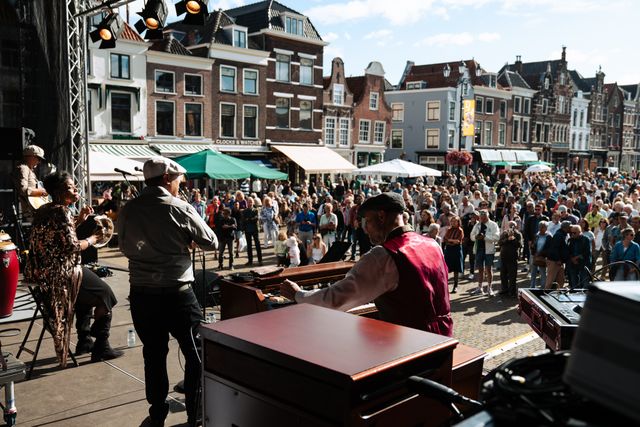 Delft Jazz op de markt