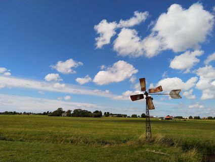 Foto van het Midden-Delfland. Dit is een prachtige open landschap wat dicht bij de grote steden Delft, Den Haag en Rotterdam ligt. Zoetermeer is de plek.