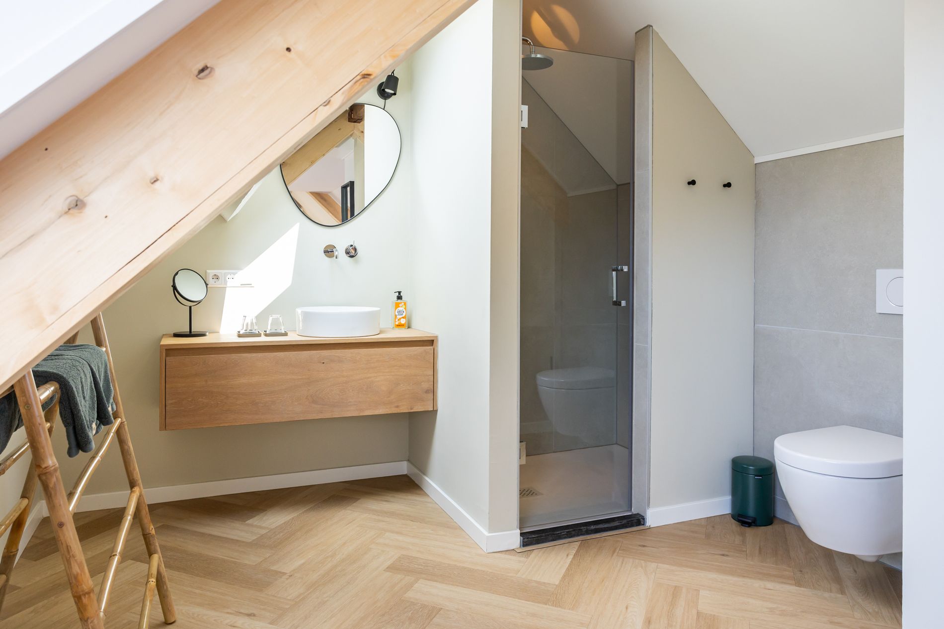 Badkamer bij B&B Het Torenhuis