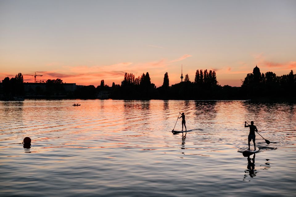 Suppen op het water in Nederland