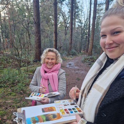 Workshop Natuurjournalen door Mirja Nature Art