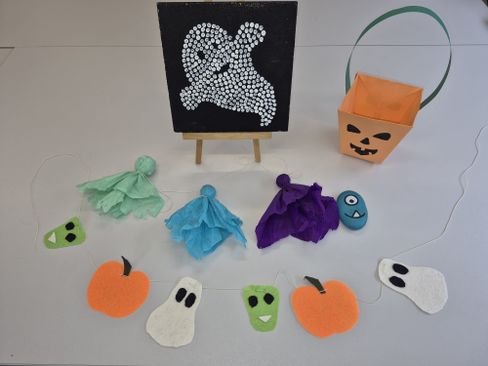 Halloween kinderknutselmiddag
