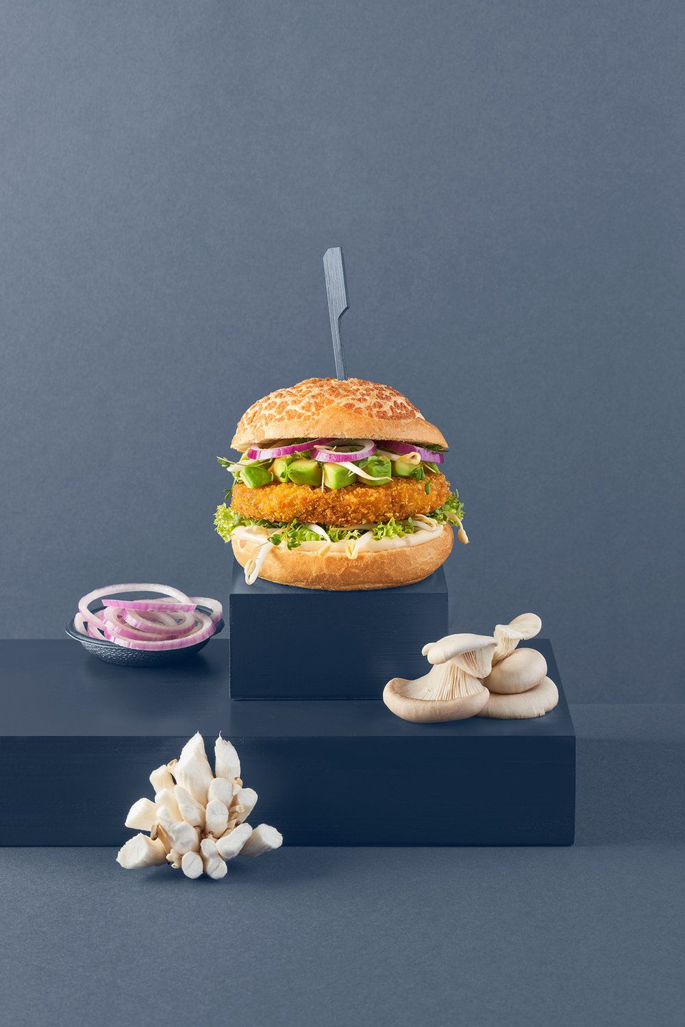 Beefy Green crispy burger