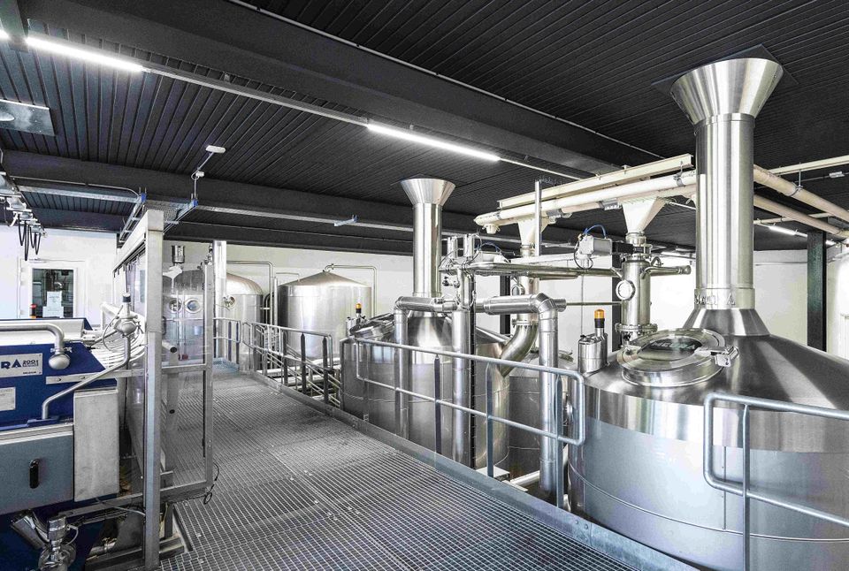 Gulpener bierbrouwerij interieur brouwerij ketels