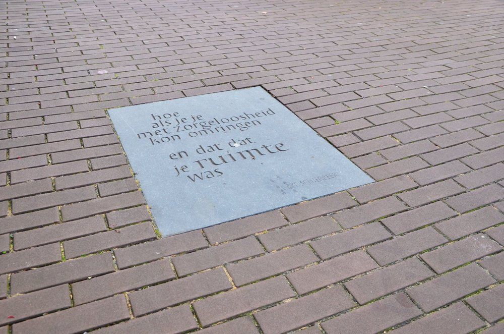 Straatpoëzie Hoe Bert Schierbeek