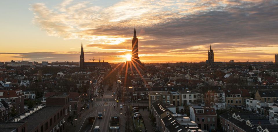 Uitzicht over vrijenban wippolder