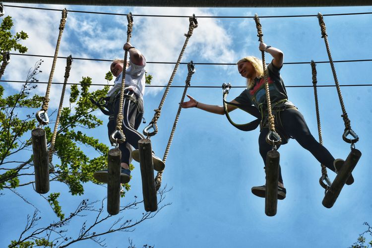Reuselhoeve Moergestel 2 klimmende kinderen