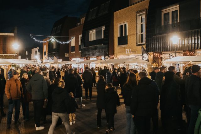 Sfeer van de kerstmarkt