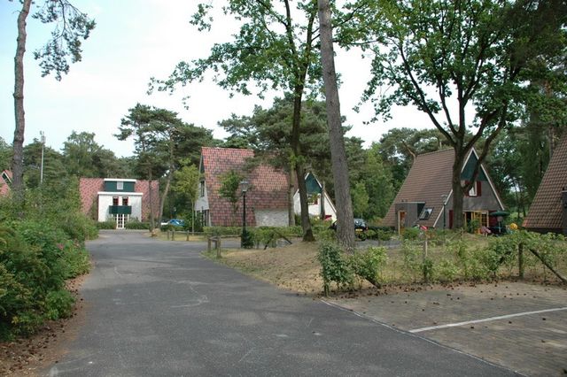 Eén van de bungalows op het park