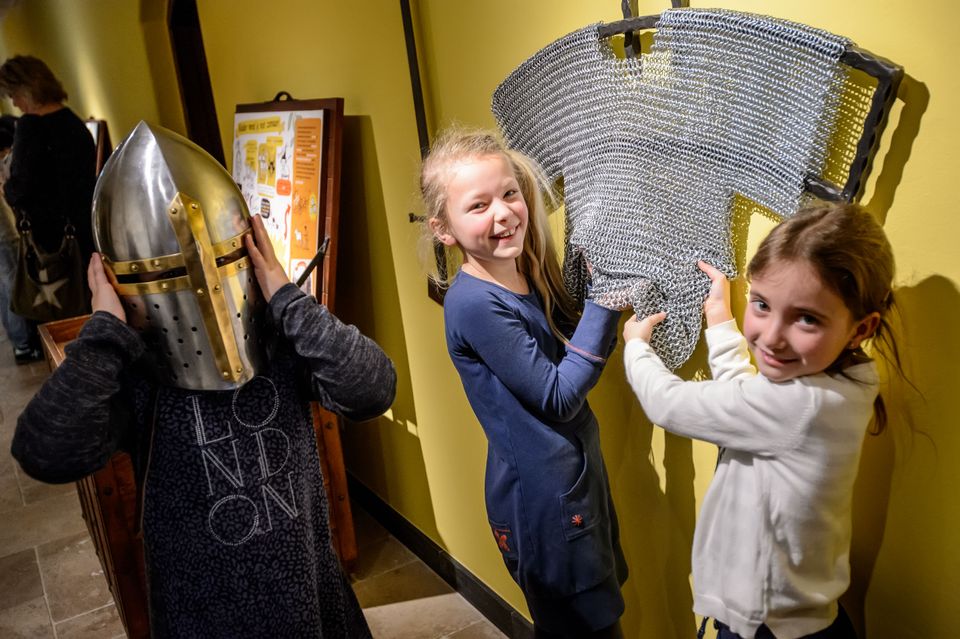 Kinderfeestje in het kasteel