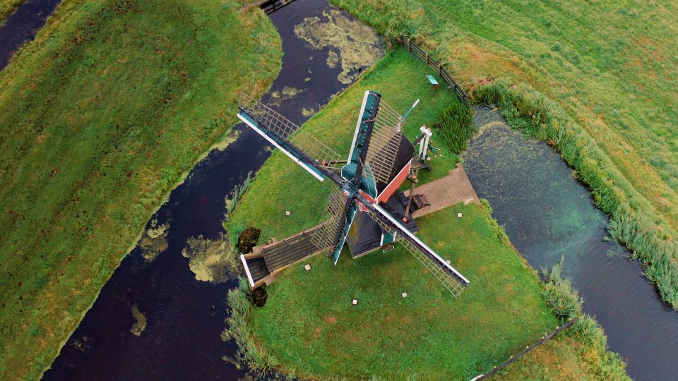 Kagermolen te zien vanaf de bovenkant