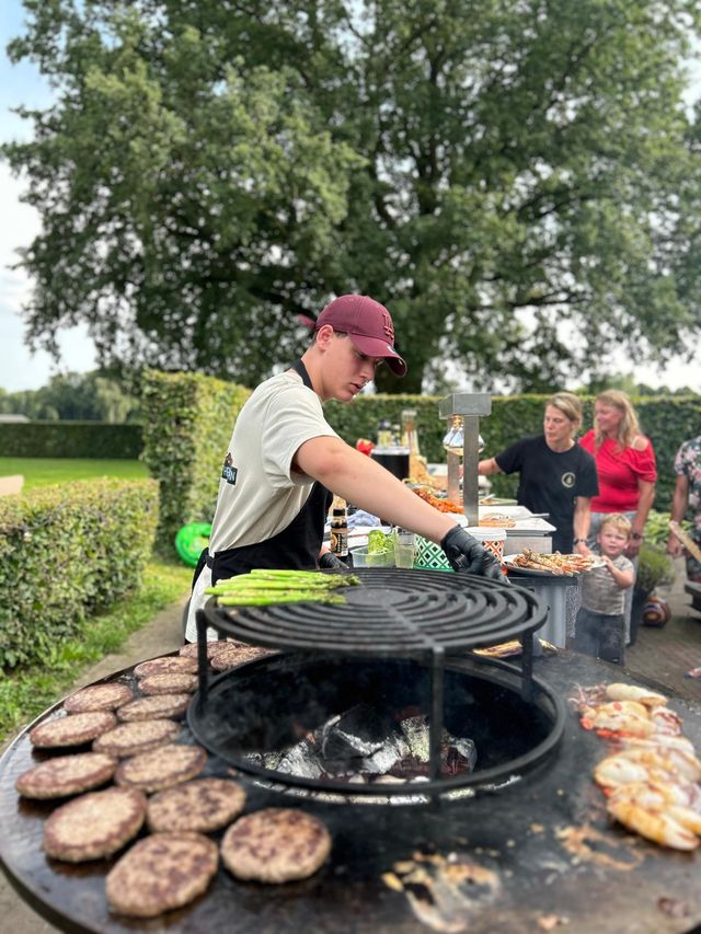 Barbeque bij Slapen bij Herman