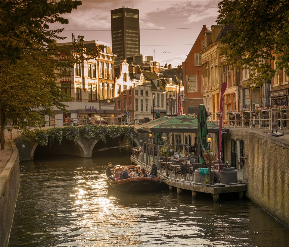 De grachten van Leeuwarden.