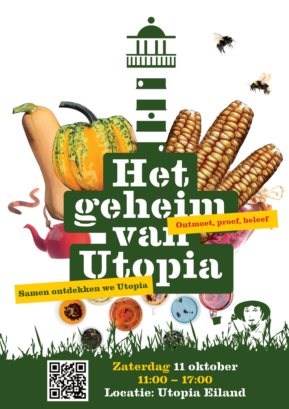 Flyer van Het Geheim van Utopia op 11 oktober 2025