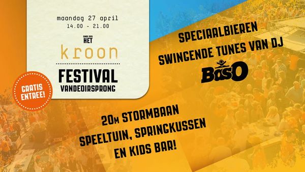 Kroonfestival bij Vandeoirsprong