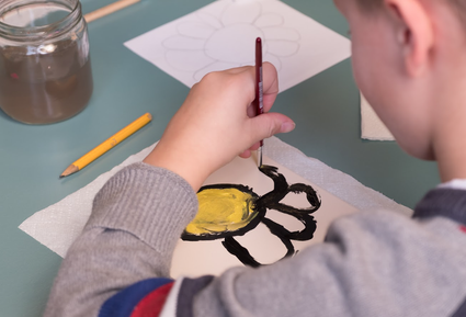 Kinderactiviteit verven