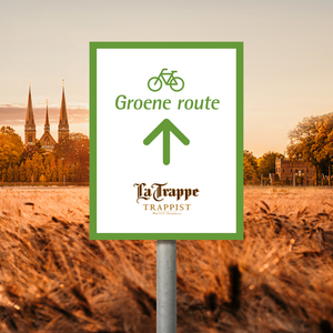 Volg de bordjes met daarop 'Groene route La Trappe' en fiets door het mooie Brabant!
