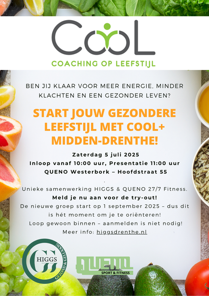 Informatie poster open ochtend QUENO HIGGS
