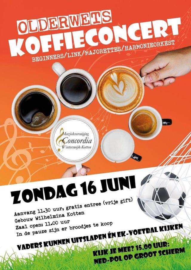 Poster Olderwets Koffieconcert