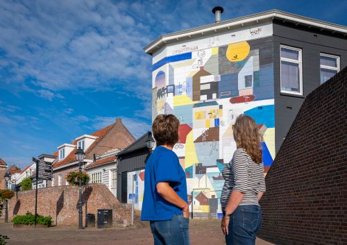 Wandelen op de Zuidwal in Leerdam