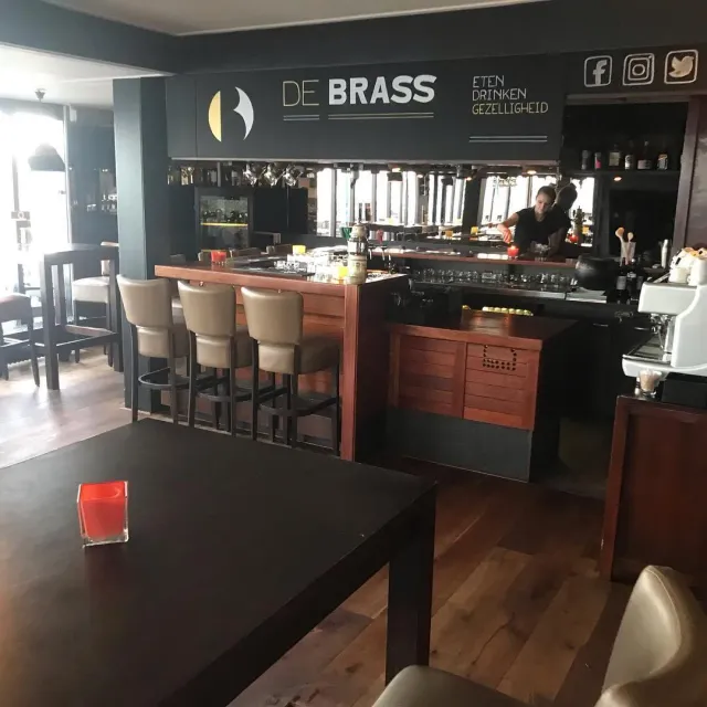 Oude binnenfoto van de Brass.