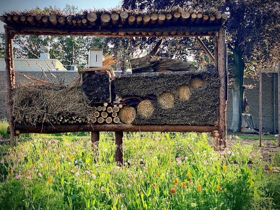 Insectenhotel bij De De Guldenberg in Helvoirt