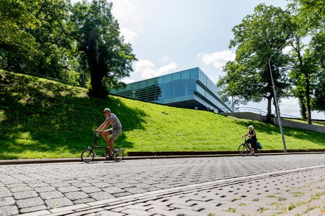 Fietsers museum Valkhof
