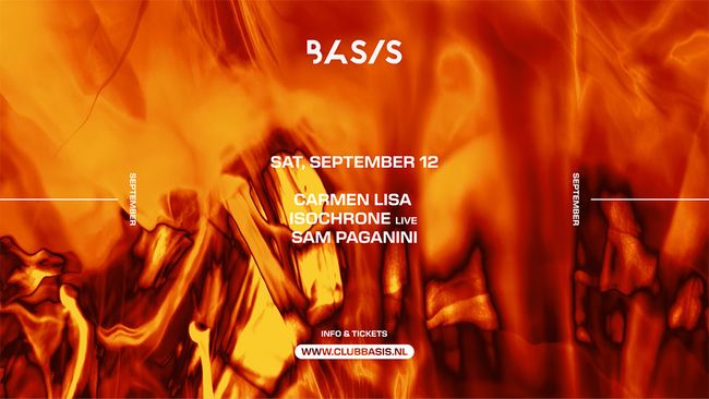 BASIS: Carmen Lisa/ Isochrone [live]/ Sam Paganini