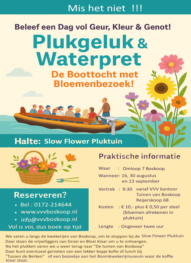 water en bloemen