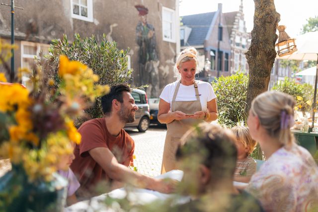 Bestellen bij eetcafé Nooitgedacht Harlingen