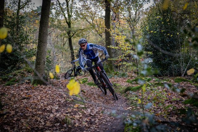 MTB'er in De Schietberg