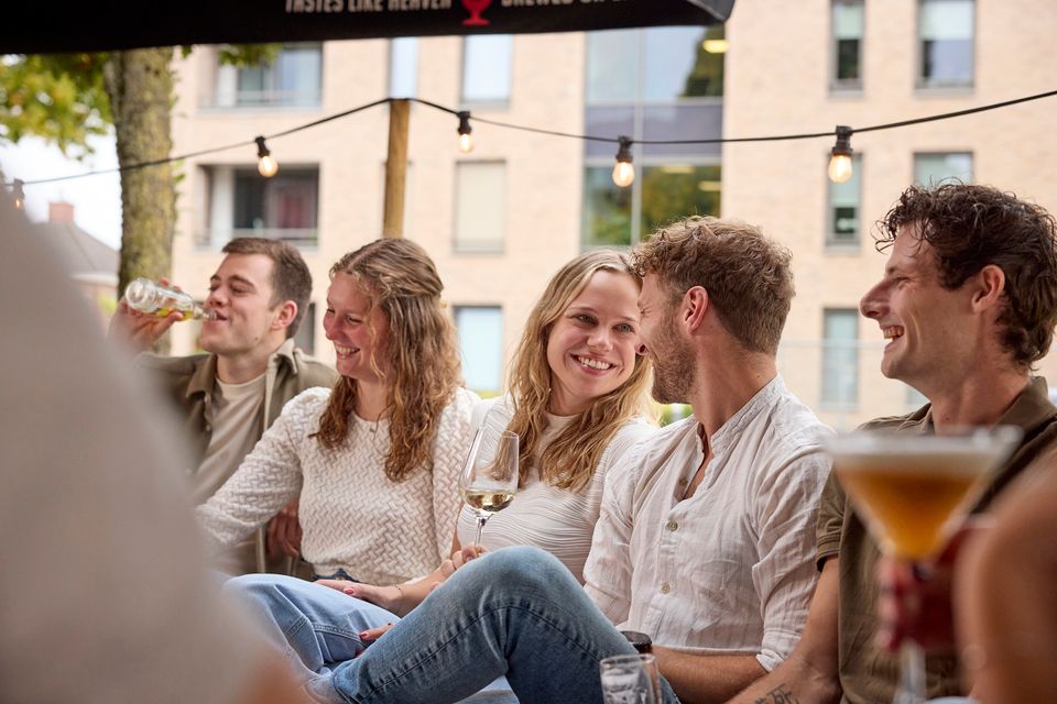 Gezellig met de groep op stap