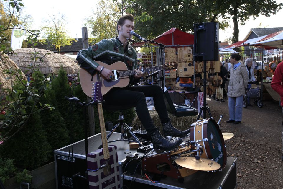 Herfstmarkt live muzikant