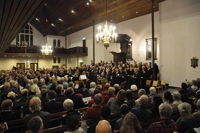Toonkunstkoor Hilversum treedt op in de Grote Kerk
