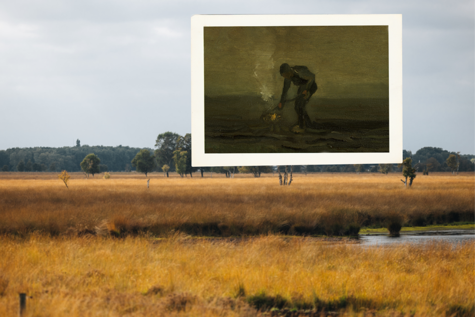 Ein Gemälde von Vincent van Gogh in der Moorkolonien