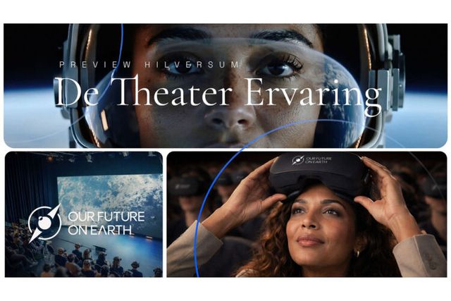 Collage met beelden uit Our Future in Earth | De Theater Ervaring