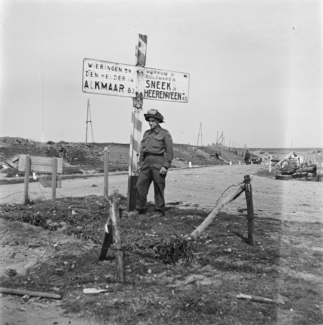 Bevrijding Noord Nederland bij de Afsluitdijk in Zurich